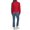 image:imageNautica Womens Long Sleeve Cotton Collared Zip Front JacketScarlet