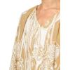 image:imageNautica Womens Long Sleeve Printed Paisley VNeck BlouseRopeIvory