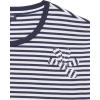 image:imageNautica Womens Long Sleeve Striped Cotton TopNight SkyBright White
