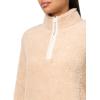 image:imageNautica Womens Mockneck Fleece Sweater PulloverLight Heather Fawn