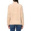 image:imageNautica Womens Mockneck Fleece Sweater PulloverLight Heather Fawn