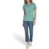image:imageNautica Womens Polo Short Sleeve Button Placket PoloCrme De Menthe