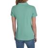 image:imageNautica Womens Polo Short Sleeve Button Placket PoloCrme De Menthe