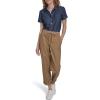 image:imageNautica Womens Pull on Cuffed Solid Ankle Length PantsTigers Eye