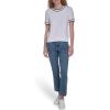 image:imageNautica Womens Short Sleeve Cable Pullover Sweater with TippingBright White Multi