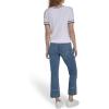 image:imageNautica Womens Short Sleeve Cable Pullover Sweater with TippingBright White Multi