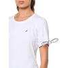 image:imageNautica Womens Short Sleeve Cotton Solid TShirtBright White