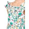 image:imageNautica Womens Short Sleeve Midi Dress Off The Shoulder DressBright White Multi