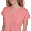 image:imageNautica Womens Short Sleeve Midi Tiered Solid DressBloom