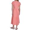 image:imageNautica Womens Short Sleeve Midi Tiered Solid DressBloom