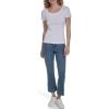 image:imageNautica Womens Short Sleeve Solid Cotton Scoop Neck TShirtBright White