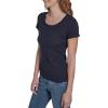 image:imageNautica Womens Short Sleeve Solid Cotton Scoop Neck TShirtNight Sky