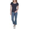 image:imageNautica Womens Short Sleeve Solid Cotton Scoop Neck TShirtNight Sky