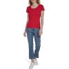 image:imageNautica Womens Short Sleeve Solid Cotton Scoop Neck TShirtScarlet