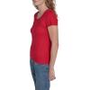 image:imageNautica Womens Short Sleeve Solid Cotton Scoop Neck TShirtScarlet