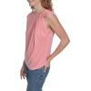 image:imageNautica Womens Sleeveless Twist Tie Soft Solid TopBloom