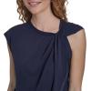 image:imageNautica Womens Sleeveless Twist Tie Soft Solid TopNight Sky