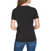 image:imageNautica Womens Solid Short Sleeve Crew Neckline TShirtBlack
