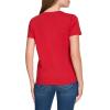 image:imageNautica Womens Solid Short Sleeve Crew Neckline TShirtHaute Red