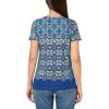 image:imageNautica Womens Solid Short Sleeve Crew Neckline TShirtMarina Blue Multi