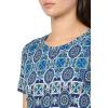 image:imageNautica Womens Solid Short Sleeve Crew Neckline TShirtMarina Blue Multi