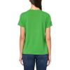 image:imageNautica Womens Solid Short Sleeve Crew Neckline TShirtNew Leaf