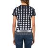 image:imageNautica Womens Solid Short Sleeve Crew Neckline TShirtNight Sky Bright White