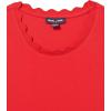image:imageNautica Womens Solid Short Sleeve Crew Neckline TShirtScarlet