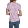 image:imageNautica Womens Solid VNeck Short Sleeve TShirtEnglish Rose Multi
