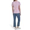 image:imageNautica Womens Solid VNeck Short Sleeve TShirtEnglish Rose Multi