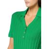 image:imageNautica Womens VNeck Cable Polo Long SleeveFern