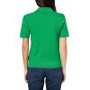 image:imageNautica Womens VNeck Cable Polo Long SleeveFern