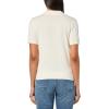 image:imageNautica Womens VNeck Cable Polo Long SleeveIvory