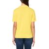 image:imageNautica Womens VNeck Cable Polo Long SleeveLemon Zest