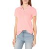 image:imageNautica Womens 5Button Short Sleeve Breathable 100 Cotton Polo ShirtAloha Pink