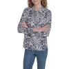 image:imageNautica Womens Button Front Long Sleeve Roll Tab ShirtNight Sky Bright White