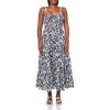 image:imageNautica Womens Short Sleeve Midi Dress Off The Shoulder DressNight SkyBright White