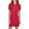 image:imageNautica Womens Short Sleeve Polo Collared Knit DressScarlet