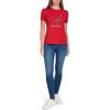 image:imageNautica Womens Solid Short Sleeve Crew Neckline TShirtHaute Red