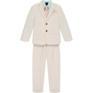 image:imageNautica Boys 4piece Suit Set with Dress Shirt Tie Jacket and PantsSilvered Birch Linen