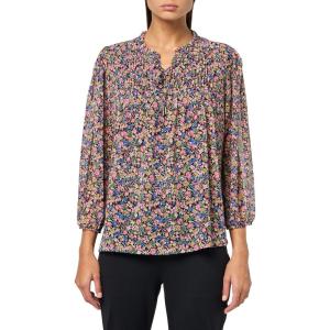 image:imageNautica Womens 5Button Short Sleeve Breathable 100 Cotton Polo ShirtConfetti Multi