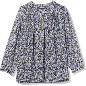 image:imageNautica Womens 5Button Short Sleeve Breathable 100 Cotton Polo ShirtFrench Blue Multi