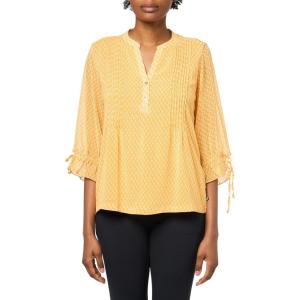 image:imageNautica Womens 5Button Short Sleeve Breathable 100 Cotton Polo ShirtGolden Glow Multi