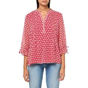 image:imageNautica Womens 5Button Short Sleeve Breathable 100 Cotton Polo ShirtSamba Multi