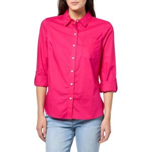 image:imageNautica Womens Button Front Long Sleeve Roll Tab ShirtAster Pink