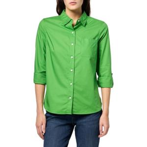 image:imageNautica Womens Button Front Long Sleeve Roll Tab ShirtNew Leaf