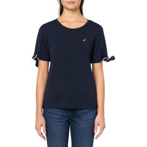 image:imageNautica Womens Short Sleeve Cotton Solid TShirtSky Captain