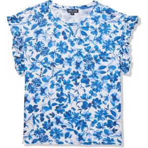 image:imageNautica Womens Short Sleeve Cotton Solid TopBright White Multi