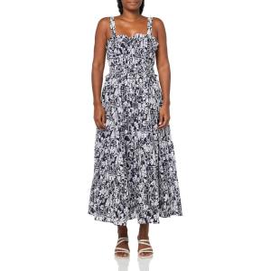 image:imageNautica Womens Short Sleeve Midi Dress Off The Shoulder DressNight SkyBright White
