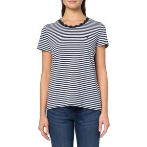 image:imageNautica Womens Solid Short Sleeve Crew Neckline TShirtSky CaptainBright White